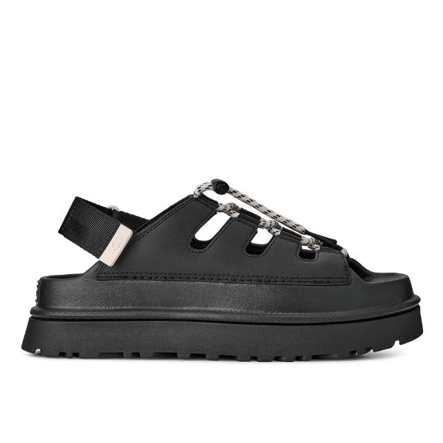 【UGG】涼鞋女鞋 厚底涼鞋 抽繩涼鞋 GoldenGlow Toggle 黑色 UG1179370BLK