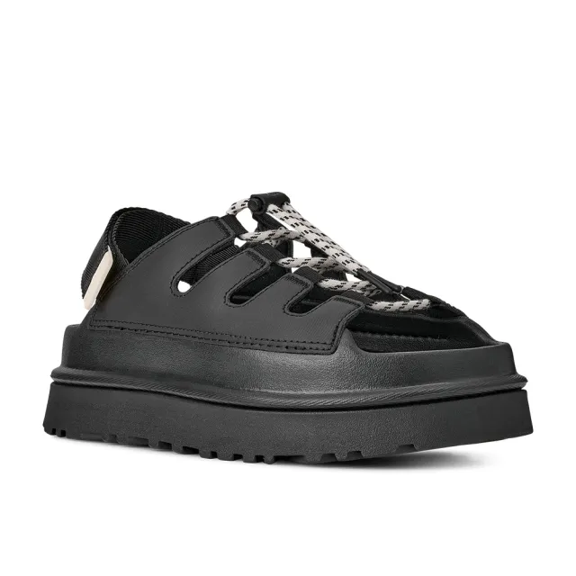 【UGG】涼鞋女鞋 厚底涼鞋 抽繩涼鞋 GoldenGlow Toggle 黑色 UG1179370BLK