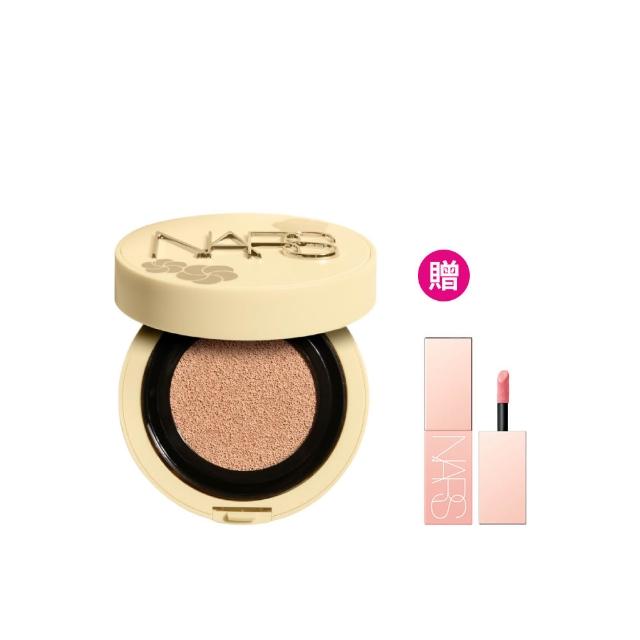 【NARS】官方直營 裸光凝亮水精華氣墊粉餅/小光圈(妝點花樣版)