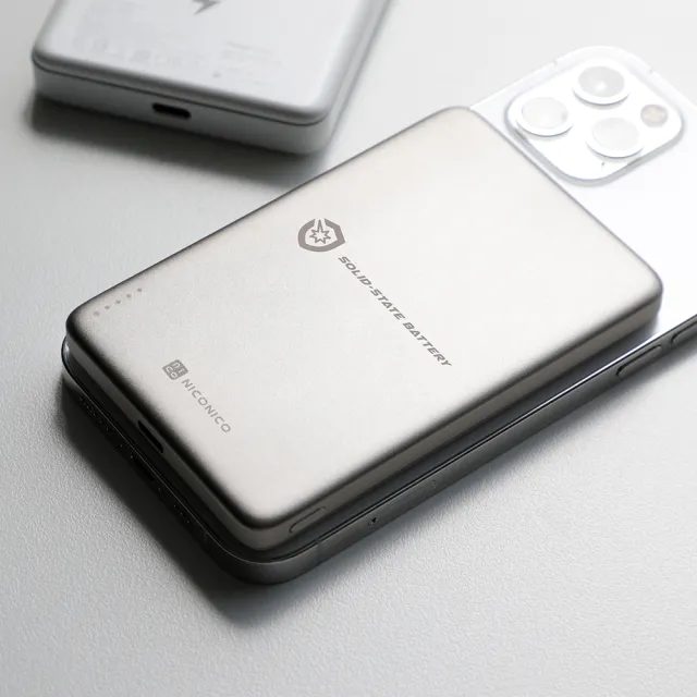 【NICONICO】Superthin固態防爆・磁吸行動電源(5000mAh)