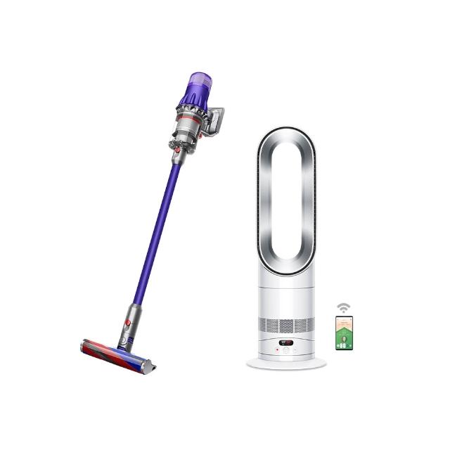 【dyson 戴森】AM15 Hot+Cool™ HF1 涼暖風扇 暖氣 循環扇 電暖器(無扇葉設計)(超值組)