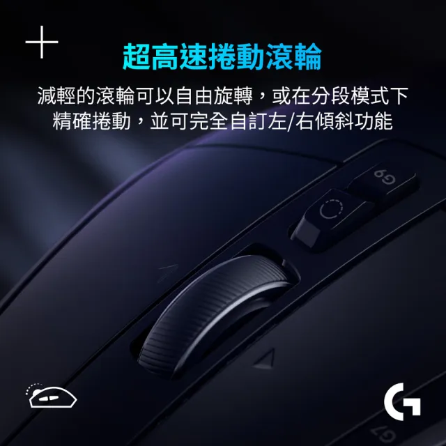 【Logitech G】G502 X 高效能電競有線滑鼠(皓月白)
