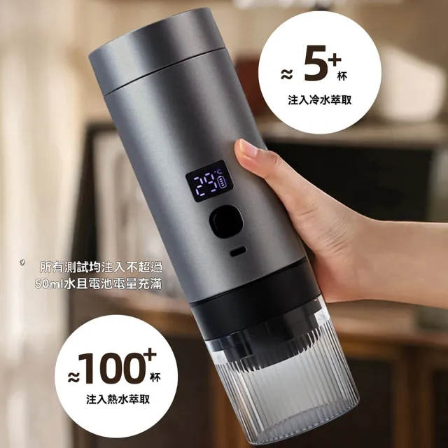 YISO易搜 3合1隨身咖啡機 迷你全自動咖啡機 便攜式意式咖啡機(全自動萃取/迷你便攜/意式半自動)