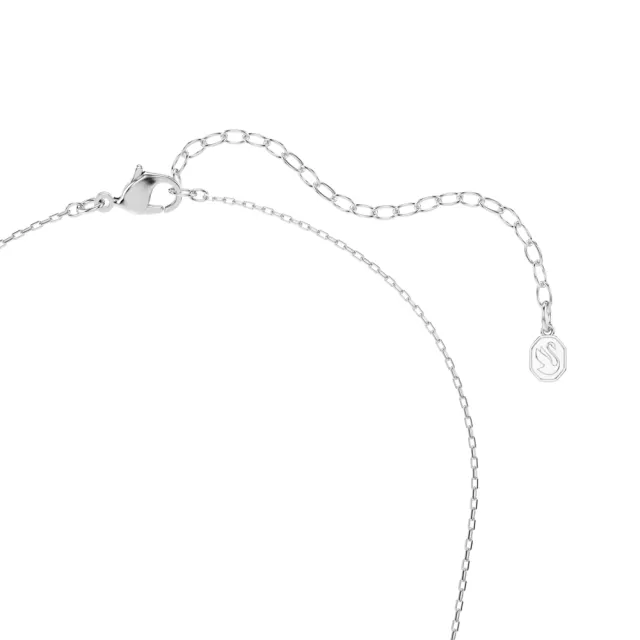 【SWAROVSKI 施華洛世奇】官方直營 Idyllia 箭頭鏈墜 鍍白金色  愛神系列 | 5737293