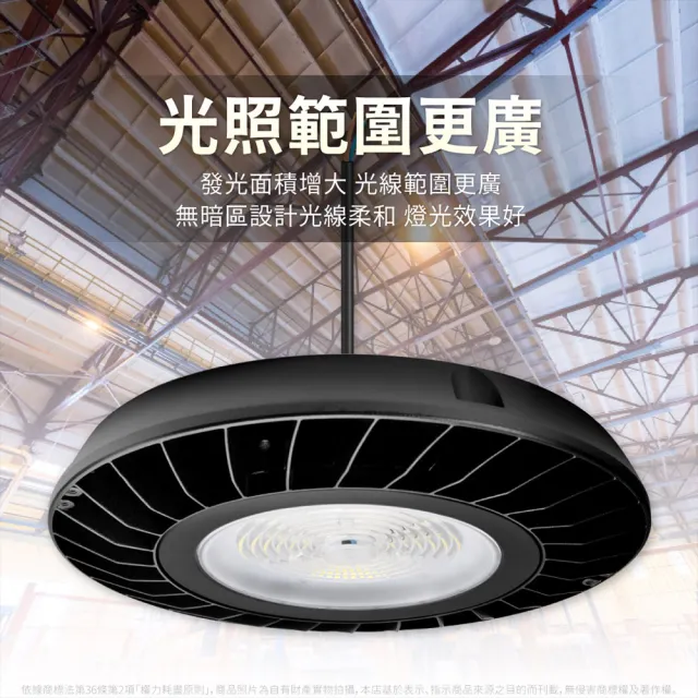 【Philips 飛利浦】1入 黑武士 75W IP65 高天井燈 飛碟燈 廠房燈 風雨球場燈(10000LM 適合6米以下)