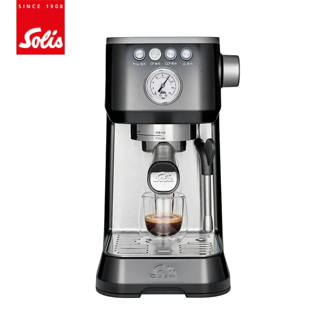 【SOLIS】BARISTA PERFETTA PLUS 家用半自動義式咖啡機(神秘黑)