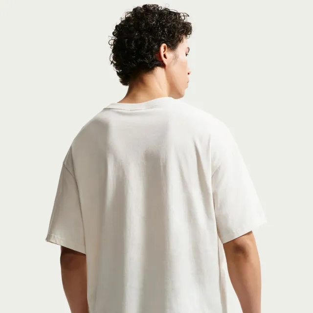 【NIKE 耐吉】AS M NL SS BOXY KNIT TOP 男 短袖上衣 運動 休閒 寬鬆 米白(II4380030)