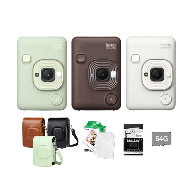 【FUJIFILM 富士】Instax Mini Liplay 拍立得相機(送皮套20張底片...超值組)