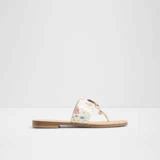【ALDO】MADALINE-典雅碎花金屬環夾腳涼拖鞋-女鞋(花色)