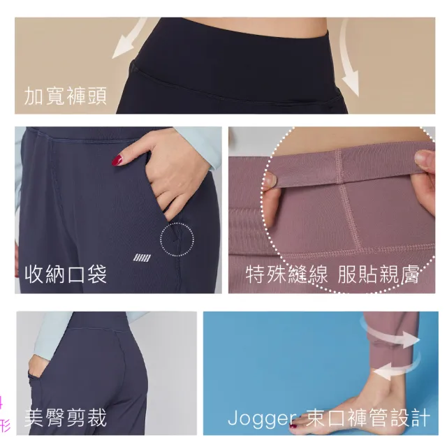 【STL】現貨 yoga 韓國 PowerPrima 塑型高腰 NY Belly Jogger 女 運動 機能 束口褲 透氣 慢跑 長褲（多色）