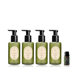 【Bonnie House 植享家】澳洲古檀萊姆沁心潔膚慕斯180m*4+有機茶樹精油*1