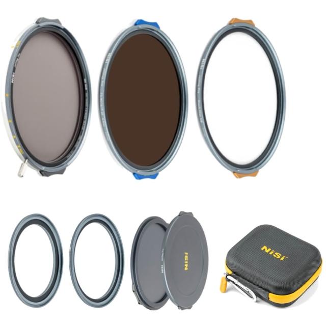 【NISI】JetMag PRO VND全能電影套裝 95mm 魔術快裝 磁吸濾鏡(VND 1-5、ND16、1/8黑柔)95MAG 公司貨
