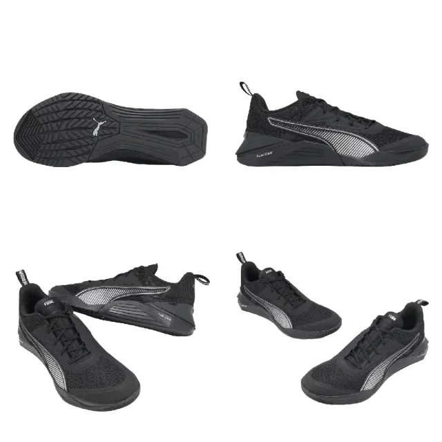 【PUMA】訓練鞋 Fuse 3.0 男鞋 黑 白 健身 高強度 穩定 支撐 378107-12