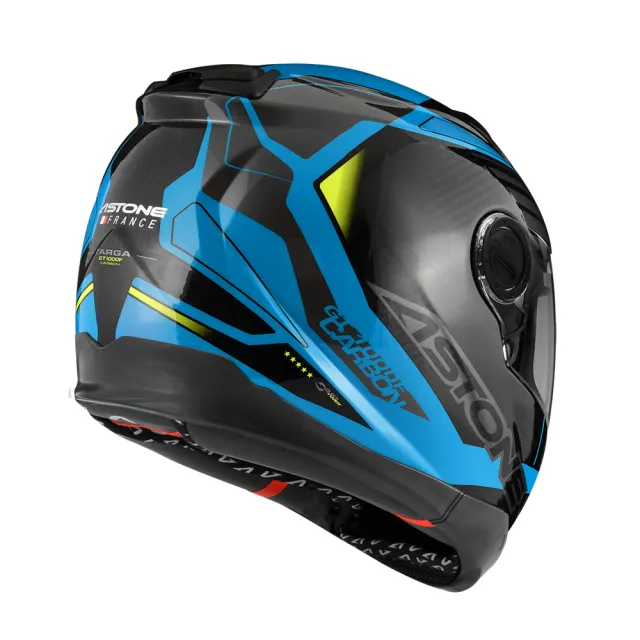 【ASTONE】官方直營-GT1000F AC12 2023 透明碳纖/藍(碳纖維 全罩式 安全帽)