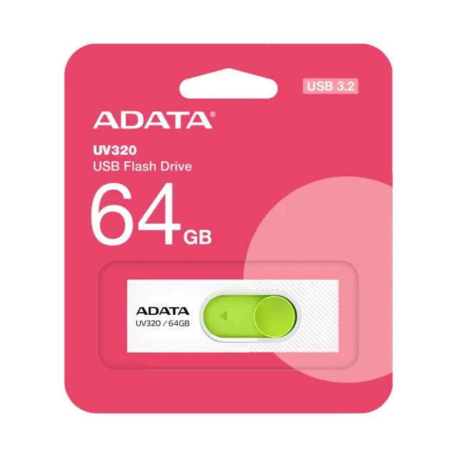 【ADATA 威剛】64GB UV320 USB3.2 隨身碟 64G