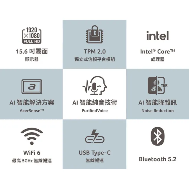 【Acer】微軟M365組★15.6吋 Core 5商用文書筆電(Extensa/EX215-57-519C/Core 5-120U/16G/1TB/W11P)