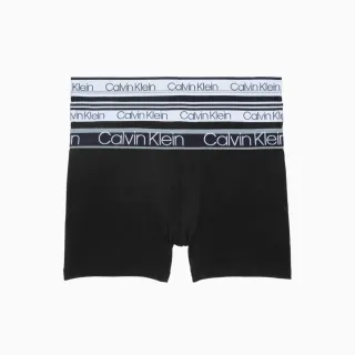 【CALVIN KLEIN】官方旗艦館 CK 3 件組低腰平口內褲_黑色