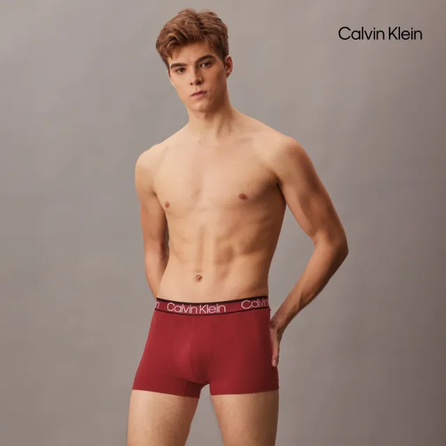 【CALVIN KLEIN】官方旗艦館CK 棉質彈性平口內褲 4 件組_拚色