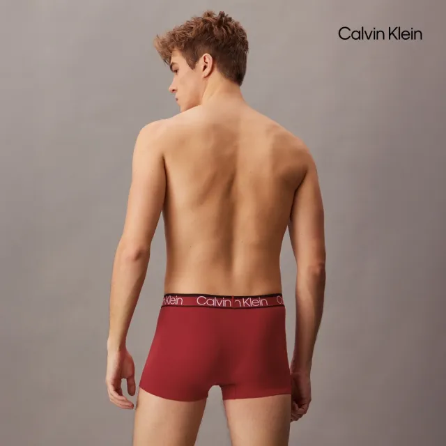 【CALVIN KLEIN】官方旗艦館CK 棉質彈性平口內褲 4 件組_拚色
