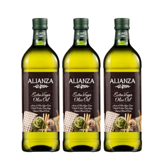 【ALIANZA】西班牙特級冷壓初榨橄欖油1000mlx3入(保留最高營養價值)