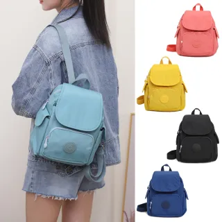 【VIVI SECRET】素色輕便防潑水尼龍材質小後背包(防水包 共5色)