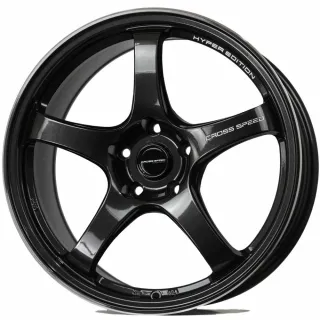 旋壓輕量鋁圈  CROSS SPEED CR5鑽石黑灰車邊刻字 8.5J ET43 旋壓鋁圈 四入組
