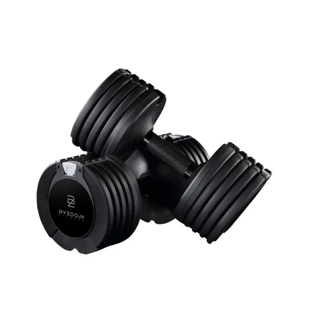 【BYZOOM FITNESS】Pure Series 10kg(22lb) 5段重量可調式啞鈴 白/黑二色 單入