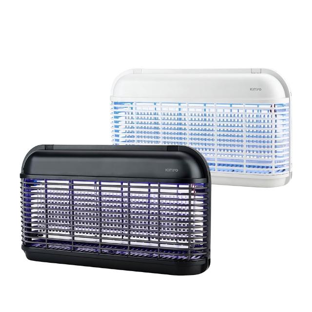 【KINYO】12顆LED電擊式捕蚊燈 滅蚊燈 電蚊燈 防蚊(KL-8121)