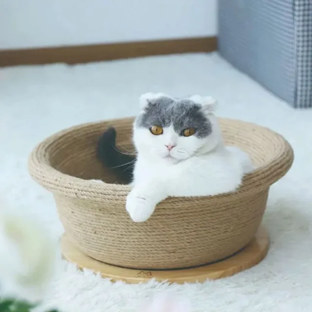 【MIAO FAIRY 喵仙兒】設計款天然劍麻貓窩(貓抓窩/貓玩具)