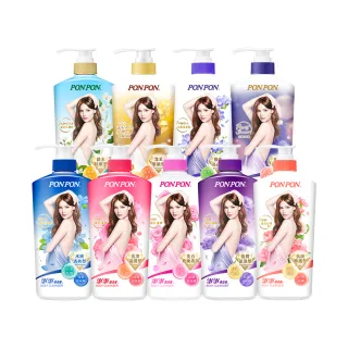 【PON PON 澎澎】香浴乳-1200gx3(清爽/滋潤/保濕/美白/煥膚/緊緻/彈潤/鎖水/修護 任選)