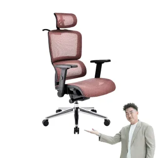【i-Rocks】T07 Plus 莓果紅 人體工學椅 透氣網椅 辦公椅 電腦椅 椅子