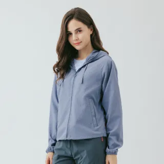 【TRAVELER 旅行者】女款吸排抗UV外套(帽馬尾/口罩 /拇指孔結構)｜261TR217