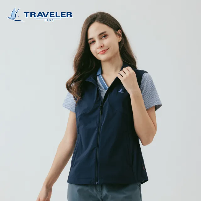 【TRAVELER 旅行者】女款涼感彈性防潑水抗UV背心｜261TR303