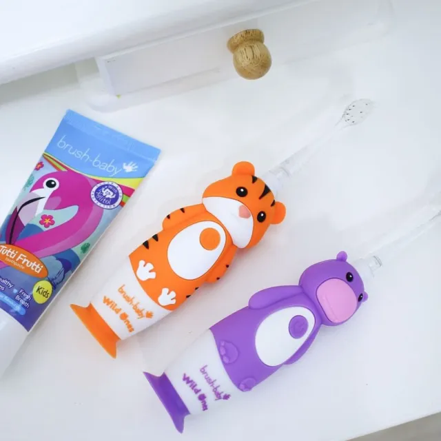 【brush baby】WildOnes 充電式兒童聲波電動牙刷 0-10Y(多款可選)