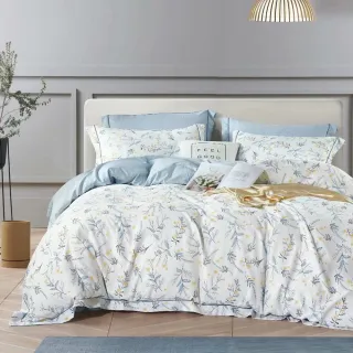 【MIT iLook】超值2入 台灣製 萊賽爾天柔絲床包枕套組(雙人 加大 多款選 3M吸濕排汗)