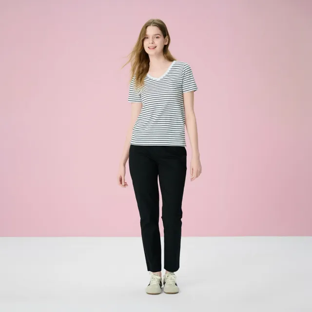 【GIORDANO 佐丹奴】女裝合身窄腳涼感冰冰褲(多色任選)