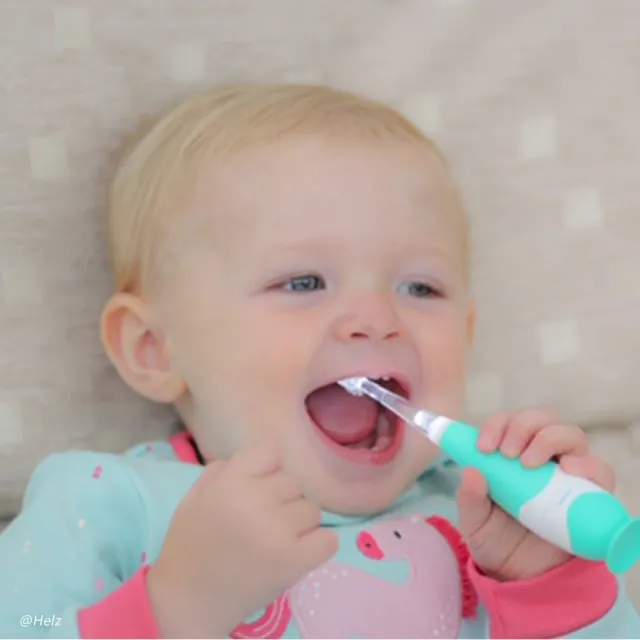 【brush baby】BabySonic 幼兒聲波電動牙刷0-3Y+BabySonic 替換刷頭0-18M-2入X3(多款可選)