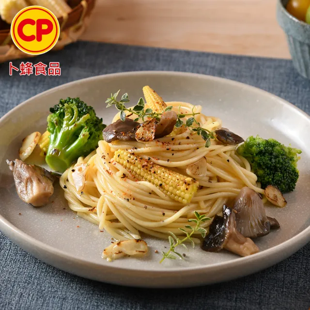 【卜蜂】四口味義大利麵 超值24包組(220g/包 蕃茄紅醬x6.羅勒青醬x6.奶油白醬x6.野菇鮮蔬x6)