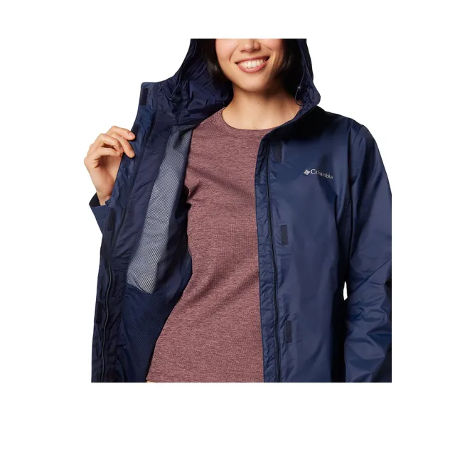 【Columbia 哥倫比亞】女款-OT防水外套-Arcadia™ II Jacket-深藍色(URR24360NY/KS)