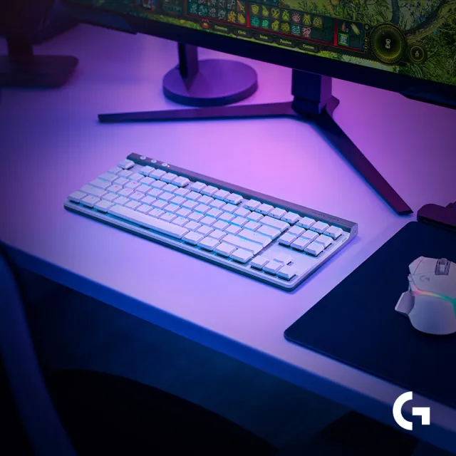 【Logitech G】G515 TKL輕薄無線機械式電競鍵盤(黑色)