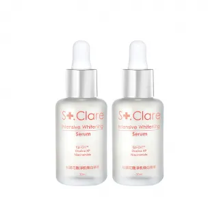 【St.Clare 聖克萊爾】杜鵑花酸淨肌煥白精華30mlx2入(毛孔緊緻/淨瑕亮白/代謝粉刺)