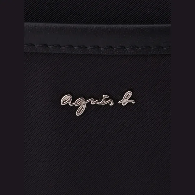 【agnes b.】Voyage b logo掛飾後背包