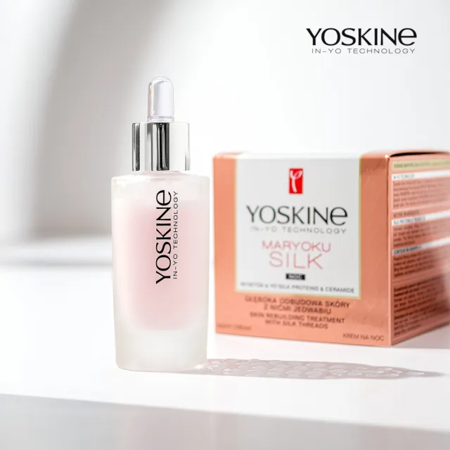 【YOSKINE】魔幻絲綢均勻膚色精華液30ml 買一送一 維生素C 蠶絲萃取 快速吸收 敏感肌適用 官方正貨(精華液)