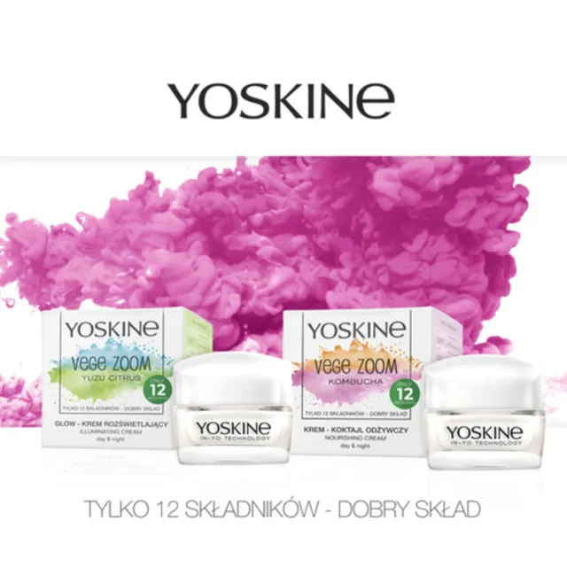 【YOSKINE】純素輕質日夜滋養雞尾酒霜50ml 買一送一 康普茶萃取 滋潤 抗老 全天候保濕 官方正貨(乳霜)
