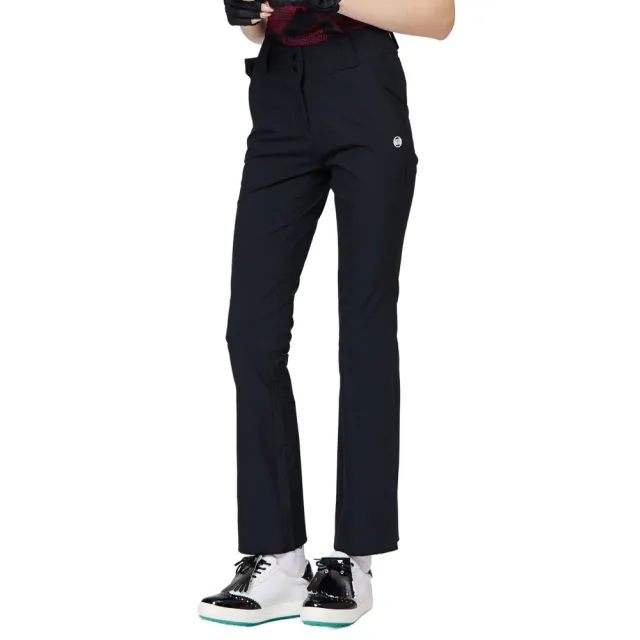【BLKTEE GOLF】高腰微喇叭女士長褲 (高爾夫長褲 乾爽透氣 微喇叭 運動休閒長褲)