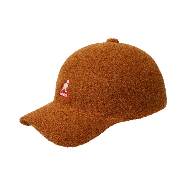 【KANGOL】BERMUDA ELASTIC 棒球帽(焦糖咖色)