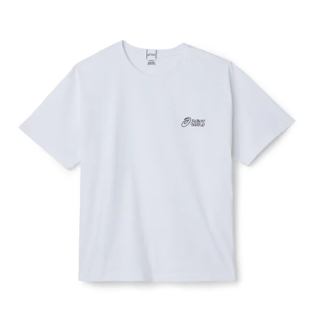 【asics 亞瑟士】短袖上衣 男 女 中性 白 2203A369-100