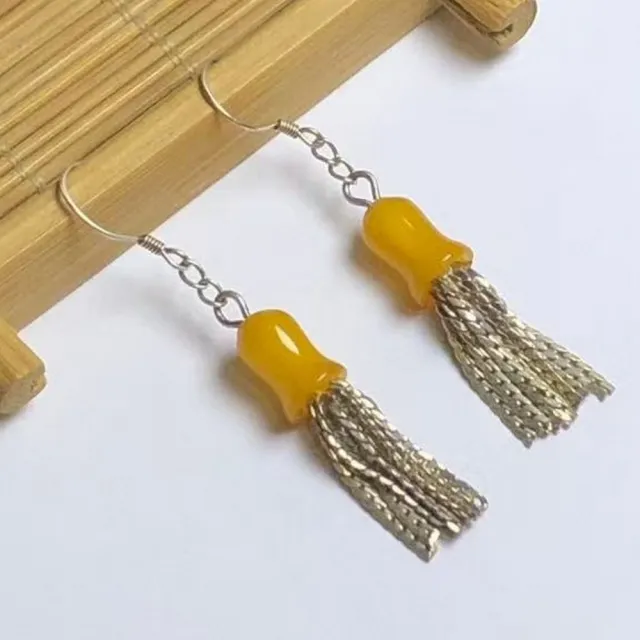 【勝弘珠寶】波羅的海精品蜜蠟幸福歸來耳環