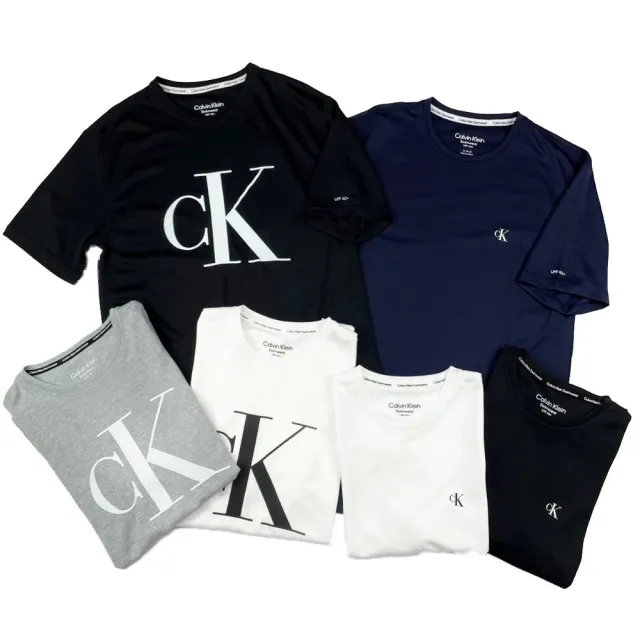 【Calvin Klein 凱文克萊】防曬衣 速乾衣 CK短T  短袖 Calvin Klein 抗UV  T恤 排汗衫 素T(短t 9412)