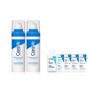【CeraVe 適樂膚】保濕雙入組★全效水光B5玻尿酸修護精華 30ml*2_A(保濕鎖水)